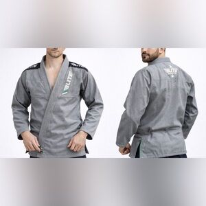 -Elite Sports Brazilian Jiu-jitsu Gi Jacket Grey Size A1